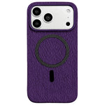 Custodia magnetica per telefono in TPU ibrido acrilico con texture a rombi., For iPhone 17 Pro Max, For iPhone 17 Pro, For iPhone 17