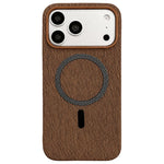 Custodia magnetica per telefono in TPU ibrido acrilico con texture a rombi., For iPhone 17 Pro Max, For iPhone 17 Pro, For iPhone 17