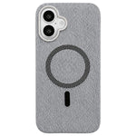 Custodia magnetica per telefono in TPU ibrido acrilico con texture a rombi., For iPhone 17 Pro Max, For iPhone 17 Pro, For iPhone 17