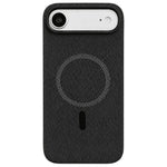 Custodia magnetica per telefono in TPU ibrido acrilico con texture a rombi., For iPhone Air, For iPhone 16 Pro Max, For iPhone 16 Pro