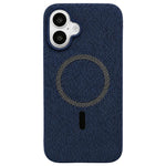 Custodia magnetica per telefono in TPU ibrido acrilico con texture a rombi., For iPhone 16, For iPhone 15 Pro Max, For iPhone 15 Pro