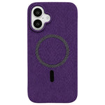 Custodia magnetica per telefono in TPU ibrido acrilico con texture a rombi., For iPhone 16, For iPhone 15 Pro Max, For iPhone 15 Pro