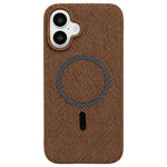 Custodia magnetica per telefono in TPU ibrido acrilico con texture a rombi., For iPhone 16, For iPhone 15 Pro Max, For iPhone 15 Pro