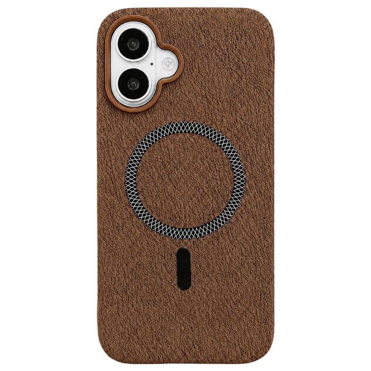 Custodia magnetica per telefono in TPU ibrido acrilico con texture a rombi., For iPhone 16, For iPhone 15 Pro Max, For iPhone 15 Pro