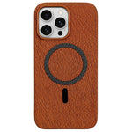Custodia magnetica per telefono in TPU ibrido acrilico con texture a rombi., For iPhone 16, For iPhone 15 Pro Max, For iPhone 15 Pro