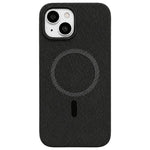 Custodia magnetica per telefono in TPU ibrido acrilico con texture a rombi., For iPhone 15 Plus, For iPhone 15, For iPhone 14 Pro