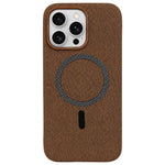 Custodia magnetica per telefono in TPU ibrido acrilico con texture a rombi., For iPhone 15 Plus, For iPhone 15, For iPhone 14 Pro