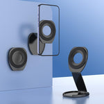 CAS-003 Supporto magnetico per telefono pieghevole in 3 posizioni, CAS-003, CAS-003 (Silver), CAS-003 (Gold)