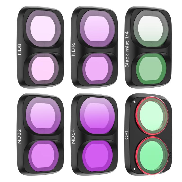 Filtro per obiettivo fotocamera Sunnylife per DJI Osmo Pocket 4P, MCUV, CPL, ND8, ND16, ND32, ND64, ND8/PL, ND16/PL, ND32/PL, ND64/PL, Black Mist 1/4, 3 in 1 Shadow Filter Set, 3 in 1 Mixed Filter Set, 4 in 1 ND/PL Set, 4 in 1 ND Set                   ...