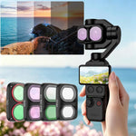 Filtro per obiettivo fotocamera Sunnylife per DJI Osmo Pocket 4P, MCUV, CPL, ND8, ND16, ND32, ND64, ND8/PL, ND16/PL, ND32/PL, ND64/PL, Black Mist 1/4, 3 in 1 Shadow Filter Set, 3 in 1 Mixed Filter Set, 4 in 1 ND/PL Set, 4 in 1 ND Set                   ...