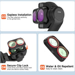 Filtro per obiettivo fotocamera Sunnylife per DJI Osmo Pocket 4P, MCUV, CPL, ND8, ND16, ND32, ND64, ND8/PL, ND16/PL, ND32/PL, ND64/PL, Black Mist 1/4, 3 in 1 Shadow Filter Set, 3 in 1 Mixed Filter Set, 4 in 1 ND/PL Set, 4 in 1 ND Set                   ...