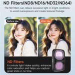 Filtro per obiettivo fotocamera Sunnylife per DJI Osmo Pocket 4P, MCUV, CPL, ND8, ND16, ND32, ND64, ND8/PL, ND16/PL, ND32/PL, ND64/PL, Black Mist 1/4, 3 in 1 Shadow Filter Set, 3 in 1 Mixed Filter Set, 4 in 1 ND/PL Set, 4 in 1 ND Set                   ...