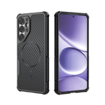 Custodia magnetica antiurto per telefono con texture in fibra di carbonio e airbag, resistente agli urti., For Galaxy S26+ 5G, For Galaxy S26 Ultra 5G, For Galaxy S26 5G, For Galaxy S25 Ultra 5G, For Galaxy S24 Ultra 5G, For Galaxy S24 5G