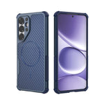 Custodia magnetica antiurto per telefono con texture in fibra di carbonio e airbag, resistente agli urti., For Galaxy S26+ 5G, For Galaxy S26 Ultra 5G, For Galaxy S26 5G, For Galaxy S25 Ultra 5G, For Galaxy S24 Ultra 5G, For Galaxy S24 5G