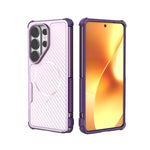 Custodia magnetica antiurto per telefono con texture in fibra di carbonio e airbag, resistente agli urti., For Galaxy S26+ 5G, For Galaxy S26 Ultra 5G, For Galaxy S26 5G, For Galaxy S25 Ultra 5G, For Galaxy S24 Ultra 5G, For Galaxy S24 5G
