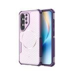 Custodia magnetica antiurto per telefono con texture in fibra di carbonio e airbag, resistente agli urti., For Galaxy S26+ 5G, For Galaxy S26 Ultra 5G, For Galaxy S26 5G, For Galaxy S25 Ultra 5G, For Galaxy S24 Ultra 5G, For Galaxy S24 5G