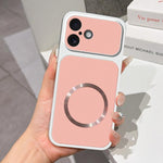 Custodia magnetica per telefono con effetto pelle di agnello, For iPhone 17e / 16e, For iPhone 17 Pro Max, For iPhone 17 Pro, For iPhone 17