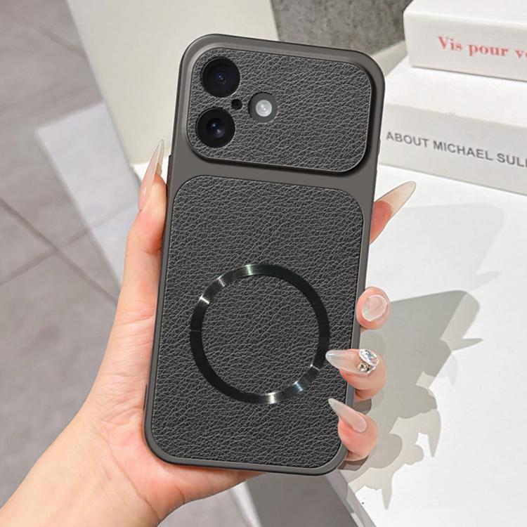 Custodia magnetica per telefono con effetto pelle di agnello, For iPhone 17e / 16e, For iPhone 17 Pro Max, For iPhone 17 Pro, For iPhone 17