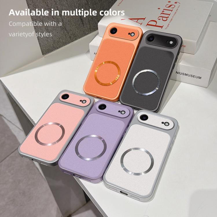Custodia magnetica per telefono con effetto pelle di agnello, For iPhone Air, For iPhone 16 Pro Max, For iPhone 16 Pro, For iPhone 16 Plus