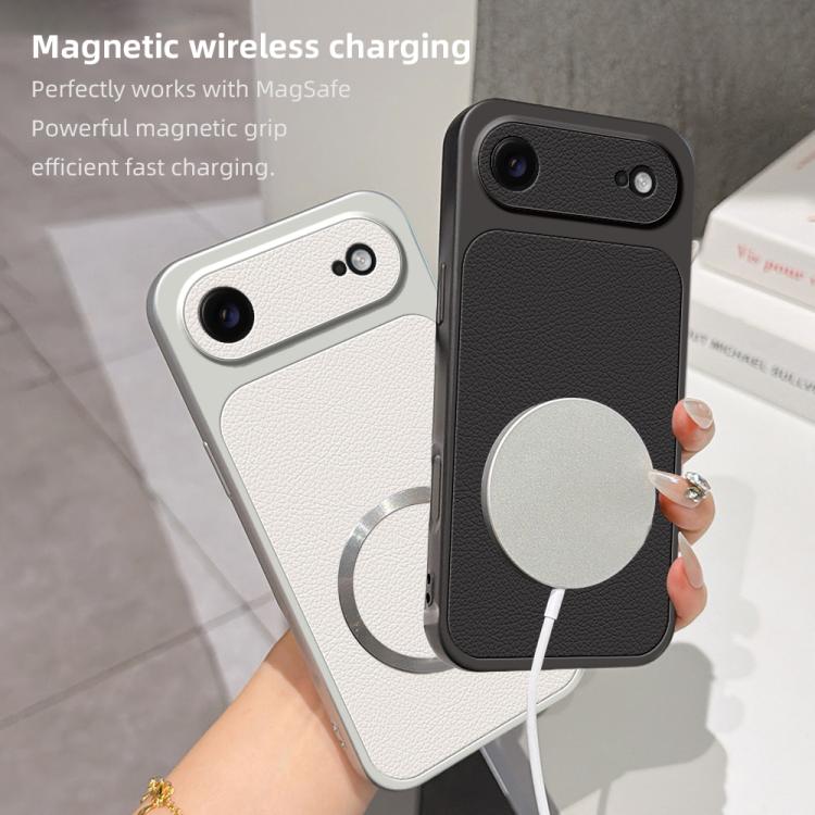 Custodia magnetica per telefono con effetto pelle di agnello, For iPhone Air, For iPhone 16 Pro Max, For iPhone 16 Pro, For iPhone 16 Plus