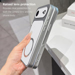 Custodia magnetica per telefono con effetto pelle di agnello, For iPhone Air, For iPhone 16 Pro Max, For iPhone 16 Pro, For iPhone 16 Plus