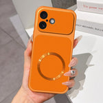 Custodia magnetica per telefono con effetto pelle di agnello, For iPhone Air, For iPhone 16 Pro Max, For iPhone 16 Pro, For iPhone 16 Plus