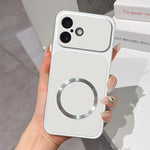 Custodia magnetica per telefono con effetto pelle di agnello, For iPhone Air, For iPhone 16 Pro Max, For iPhone 16 Pro, For iPhone 16 Plus