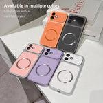 Custodia magnetica per telefono con effetto pelle di agnello, For iPhone 16, For iPhone 15 Pro Max, For iPhone 15 Pro, For iPhone 15 Plus