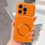 Custodia magnetica per telefono con effetto pelle di agnello, For iPhone 16, For iPhone 15 Pro Max, For iPhone 15 Pro, For iPhone 15 Plus