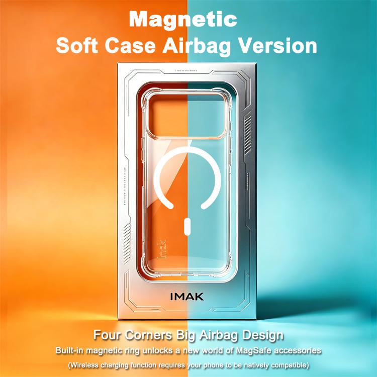 Custodia per telefono Imak in TPU antiurto con airbag magnetico., For iPhone 18 Pro, For iPhone 18 Pro Max