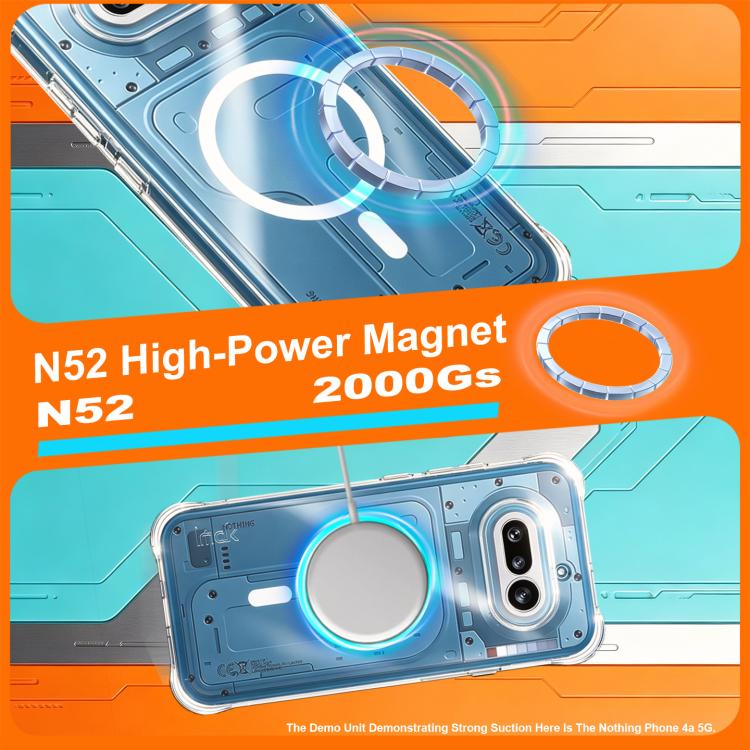 Custodia per telefono Imak in TPU antiurto con airbag magnetico., For iPhone 18 Pro, For iPhone 18 Pro Max