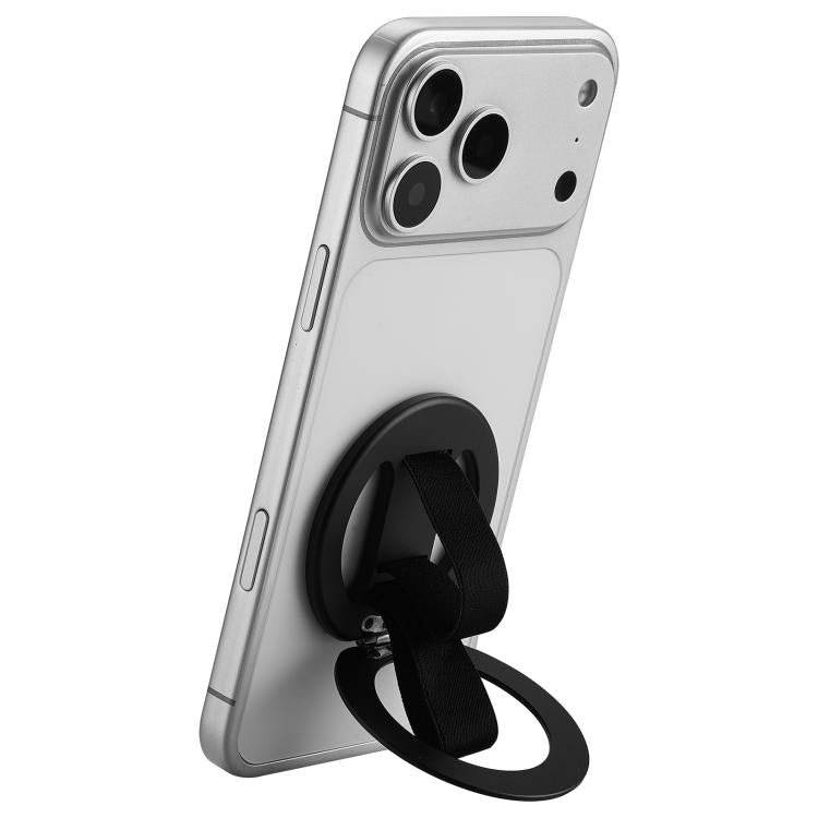 CAS-007 Supporto magnetico pieghevole con doppio anello per telefono, CAS-007