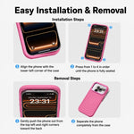 Cornice in silicone liquido, pannello posteriore ibrido a onde, custodia magnetica per telefono, For iPhone 18 Pro, For iPhone 18 Pro Max, For iPhone 17 Pro Max