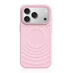 Cornice in silicone liquido, pannello posteriore ibrido a onde, custodia magnetica per telefono, For iPhone 18 Pro, For iPhone 18 Pro Max, For iPhone 17 Pro Max
