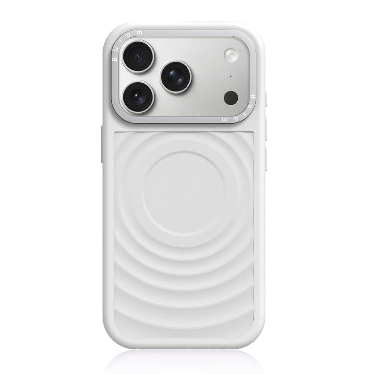 Cornice in silicone liquido, pannello posteriore ibrido a onde, custodia magnetica per telefono, For iPhone 18 Pro, For iPhone 18 Pro Max, For iPhone 17 Pro Max