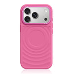 Cornice in silicone liquido, pannello posteriore ibrido a onde, custodia magnetica per telefono, For iPhone 18 Pro, For iPhone 18 Pro Max, For iPhone 17 Pro Max