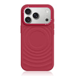 Cornice in silicone liquido, pannello posteriore ibrido a onde, custodia magnetica per telefono, For iPhone 17 Pro