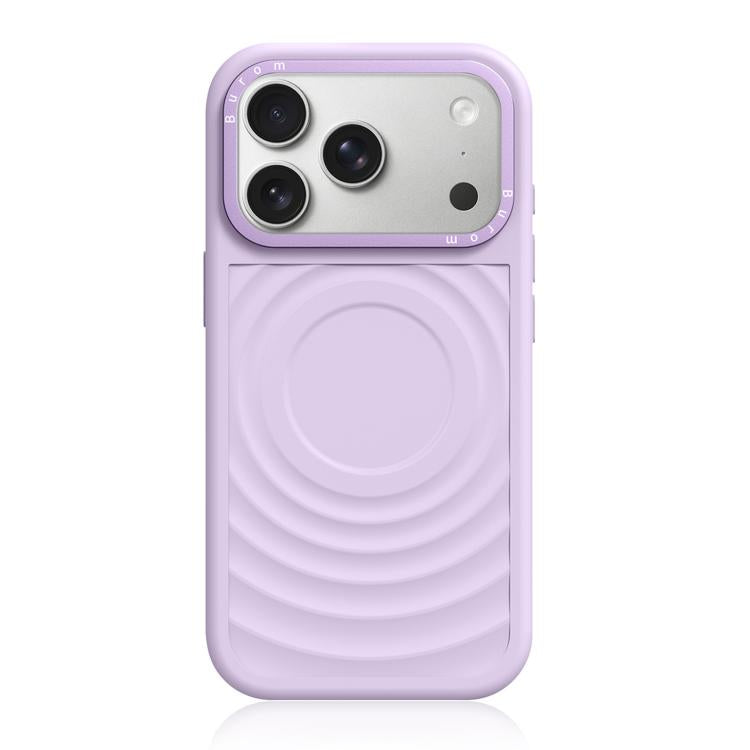Cornice in silicone liquido, pannello posteriore ibrido a onde, custodia magnetica per telefono, For iPhone 17 Pro