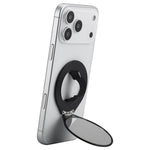 CPS-070 Supporto magnetico pieghevole per telefono con anello e specchietto, utilizzabile con un solo dito., CAS-070