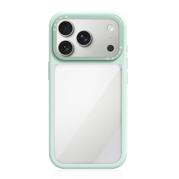 Custodia per telefono con cornice in silicone liquido, pannello posteriore ibrido in acrilico trasparente., For iPhone 18 Pro, For iPhone 18 Pro Max