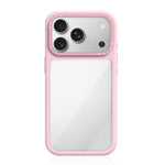 Custodia per telefono con cornice in silicone liquido, pannello posteriore ibrido in acrilico trasparente., For iPhone 18 Pro, For iPhone 18 Pro Max