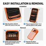 Custodia per telefono con cornice in silicone liquido, pannello posteriore ibrido in acrilico trasparente., For iPhone 18 Pro, For iPhone 18 Pro Max