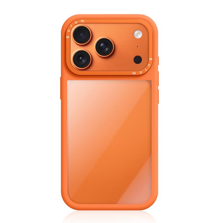 Custodia per telefono con cornice in silicone liquido, pannello posteriore ibrido in acrilico trasparente., For iPhone 17 Pro Max, For iPhone 17 Pro