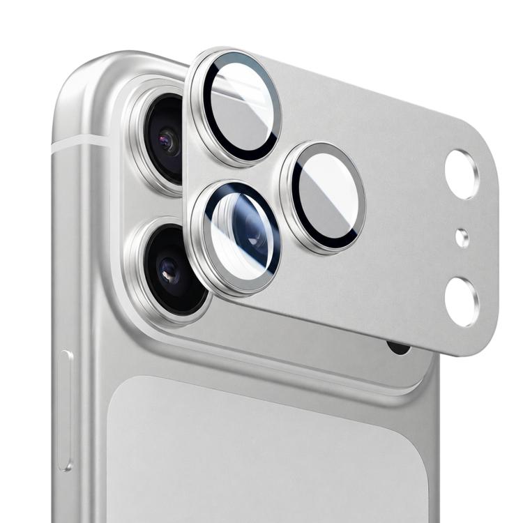 Protezione per obiettivo fotografico Armor Full-Coverage in metallo satinato, For iPhone 18, For iPhone 18 Pro, For iPhone 18 Pro Max