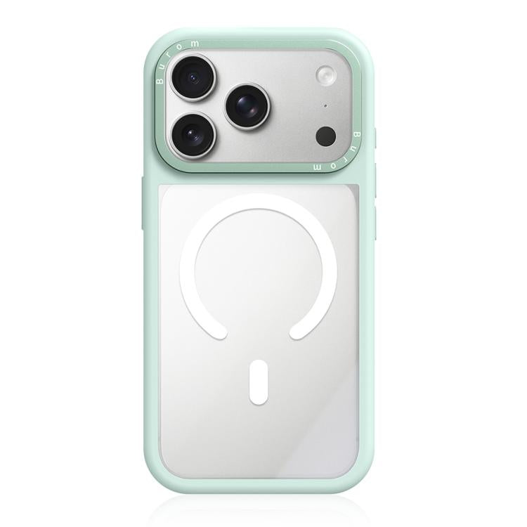 Custodia ibrida magnetica con cornice in silicone liquido, pannello posteriore trasparente e pannello posteriore trasparente., For iPhone 18 Pro, For iPhone 18 Pro Max