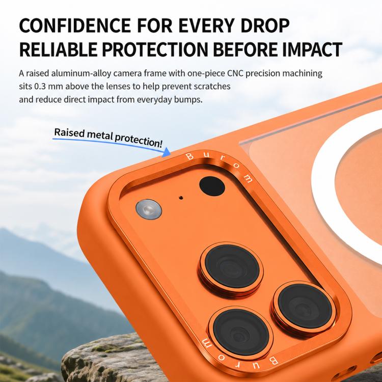 Custodia ibrida magnetica con cornice in silicone liquido, pannello posteriore trasparente e pannello posteriore trasparente., For iPhone 18 Pro, For iPhone 18 Pro Max
