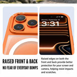 Custodia ibrida magnetica con cornice in silicone liquido, pannello posteriore trasparente e pannello posteriore trasparente., For iPhone 18 Pro, For iPhone 18 Pro Max