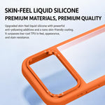 Custodia ibrida magnetica con cornice in silicone liquido, pannello posteriore trasparente e pannello posteriore trasparente., For iPhone 17 Pro Max, For iPhone 17 Pro