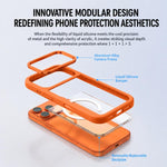 Custodia ibrida magnetica con cornice in silicone liquido, pannello posteriore trasparente e pannello posteriore trasparente., For iPhone 17 Pro Max, For iPhone 17 Pro
