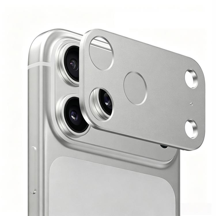 Protezione per obiettivo fotografico in metallo, piatta e cava, For iPhone 18, For iPhone 18 Pro, For iPhone 18 Pro Max